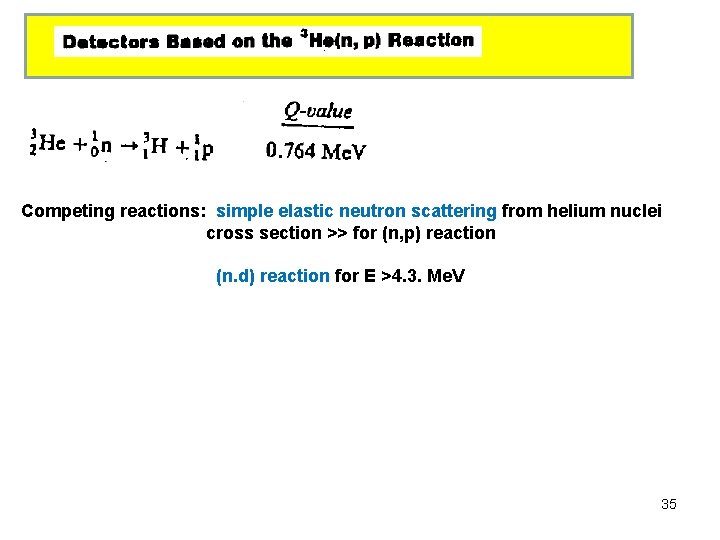 Competing reactions: simple elastic neutron scattering from helium nuclei cross section >> for (n,