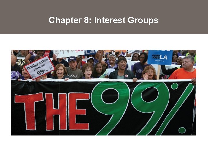 Chapter 8: Interest Groups 