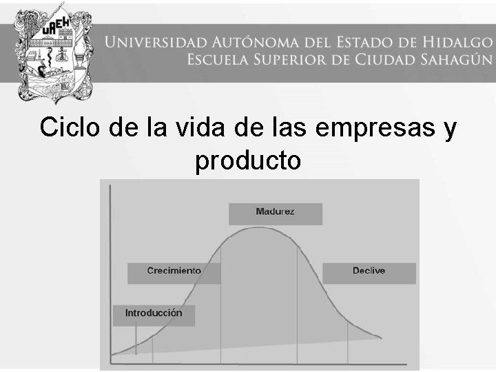 Ciclo de la vida de las empresas y producto 