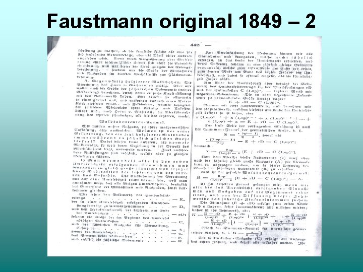 Faustmann original 1849 – 2 