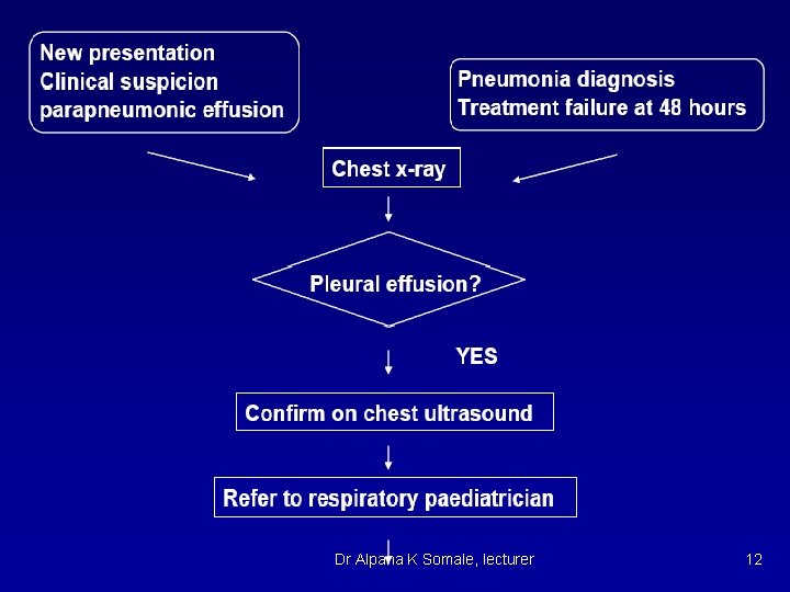 Dr Alpana K Somale, lecturer 12 