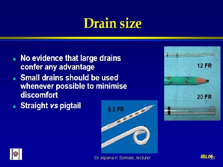 Dr Alpana K Somale, lecturer 20 