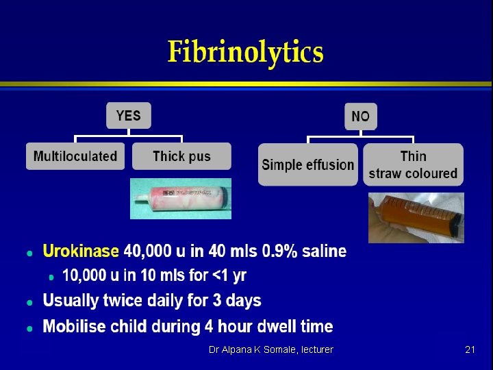 Dr Alpana K Somale, lecturer 21 
