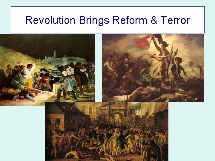 Revolution Brings Reform & Terror 
