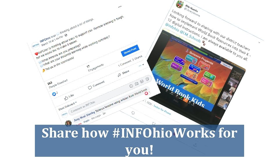 Share how #INFOhio. Works for you! 