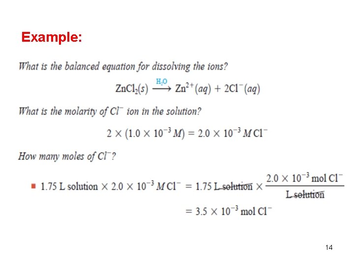Example: 14 Example: 14