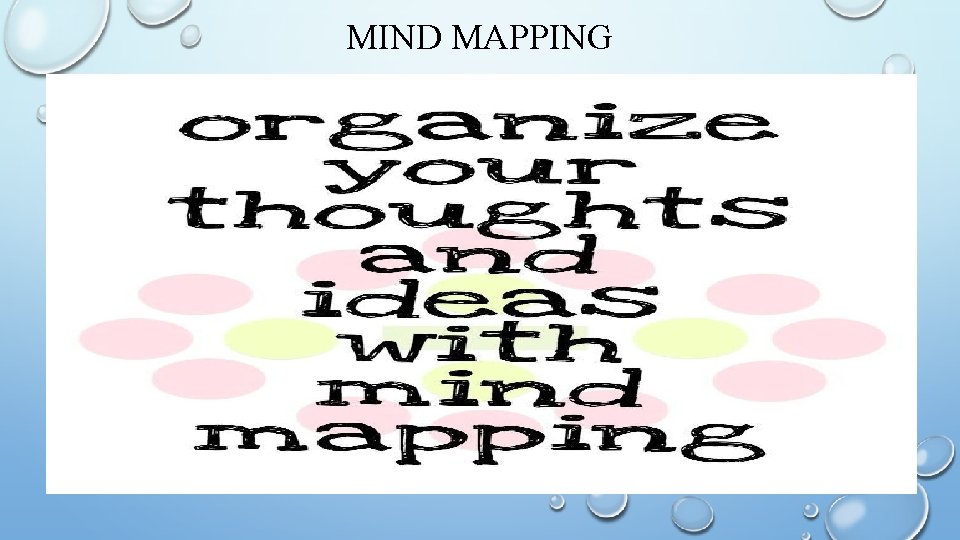 MIND MAPPING 