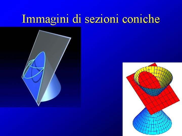 Immagini di sezioni coniche 