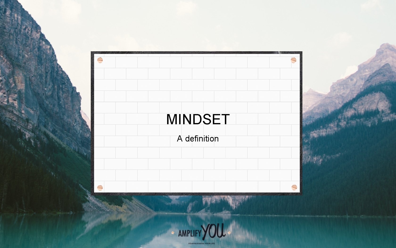 MINDSET A definition 