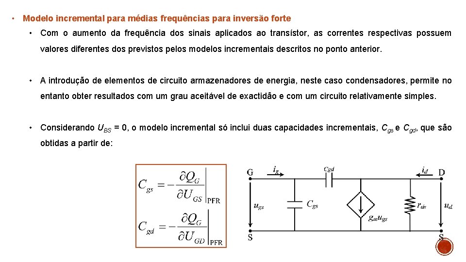  • Modelo incremental para médias frequências para inversão forte • Com o aumento