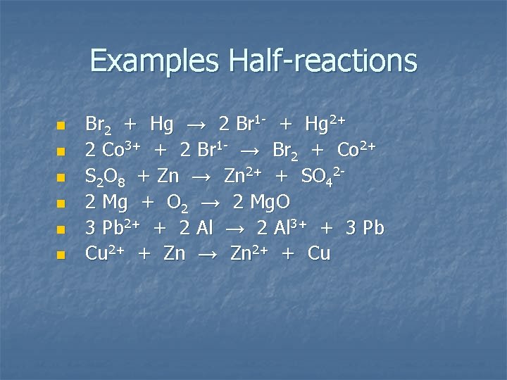 OxidationReduction Reactions Redox OxidationReduction n Oxidation n a
