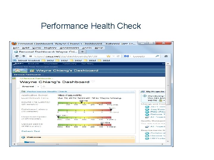 Performance Health Check 