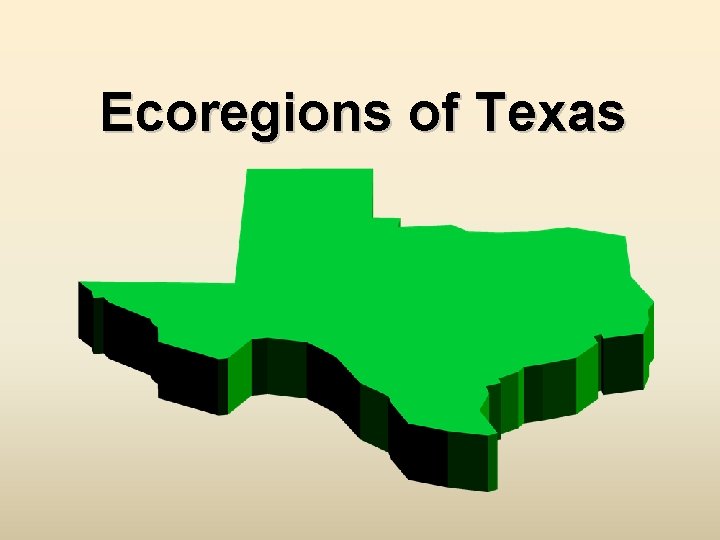 Ecoregions of Texas 