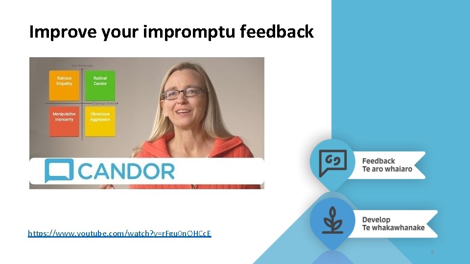 Improve your impromptu feedback https: //www. youtube. com/watch? v=r. Fgu 0 n. OHCc. E