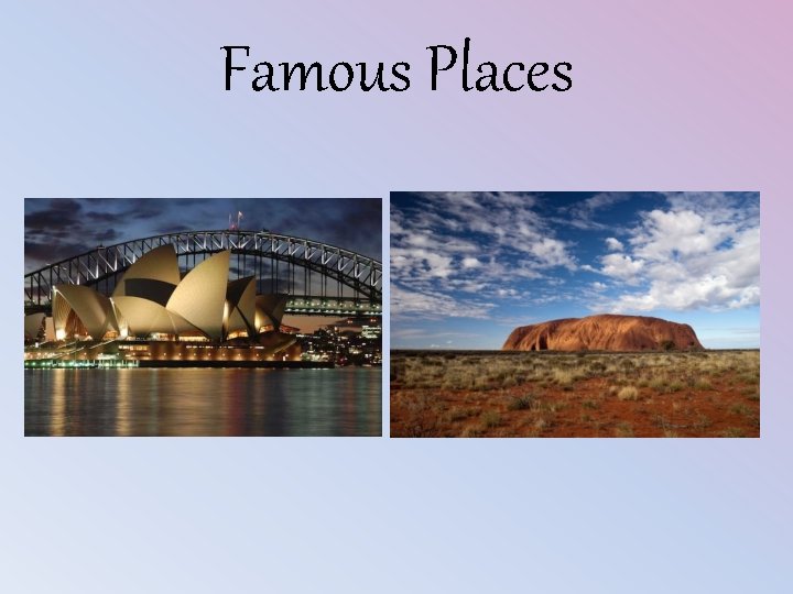 Famous Places 