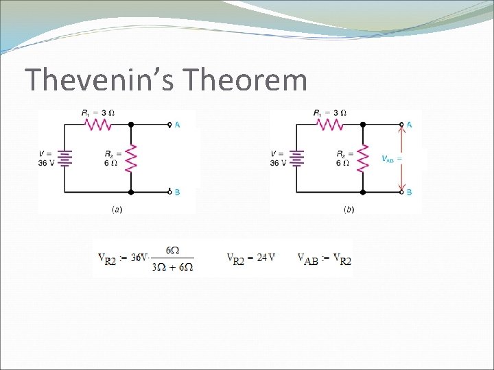 Thevenin’s Theorem 