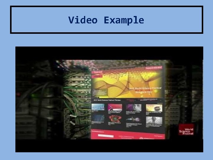 Video Example 