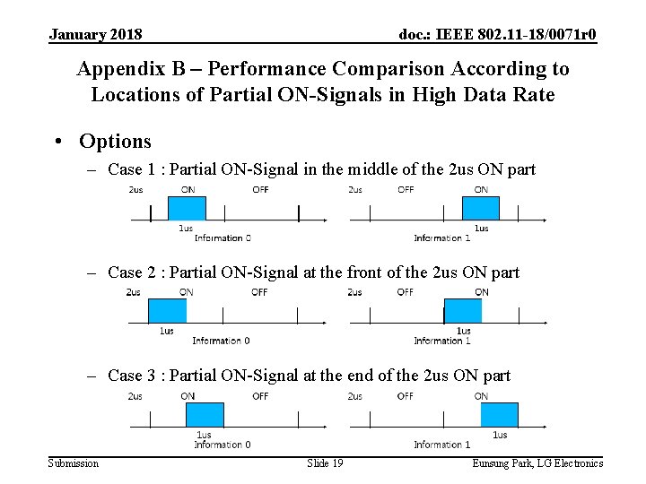 January 2018 doc. : IEEE 802. 11 -18/0071 r 0 Appendix B – Performance