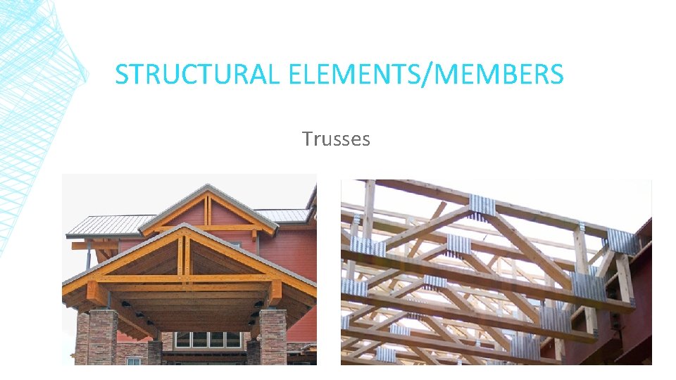 STRUCTURAL ELEMENTS/MEMBERS Trusses 