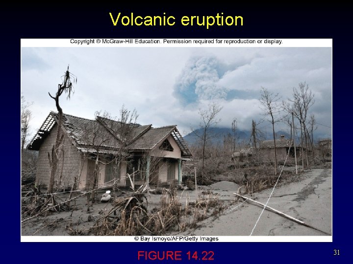 Volcanic eruption FIGURE 14. 22 31 