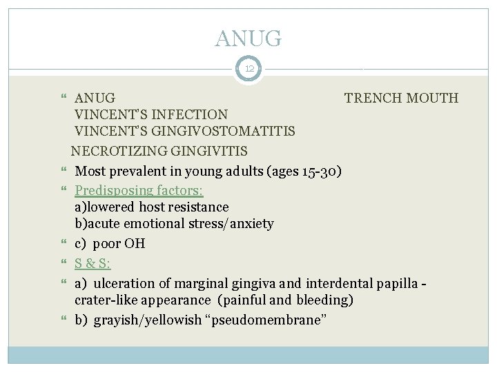 1 CHAPTER 16 MEASURING PERIODONTAL DISEASE GINGIVITIS 2