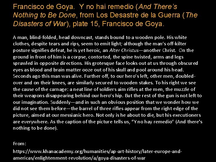 Francisco de Goya. Y no hai remedio (And There’s Nothing to Be Done, from
