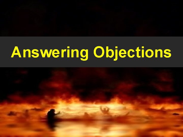 Answering Objections 