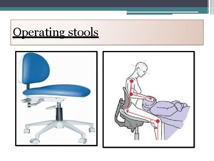 Operating stools 