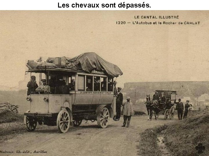 Les chevaux sont dépassés. 