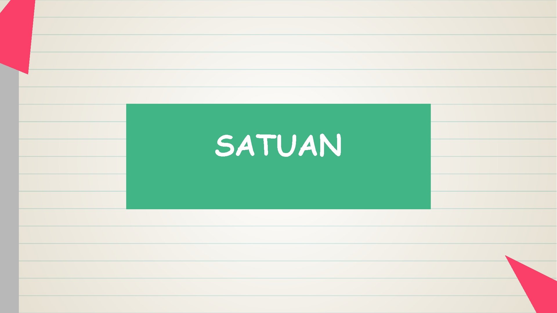SATUAN 