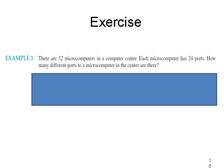 Exercise 1 0 