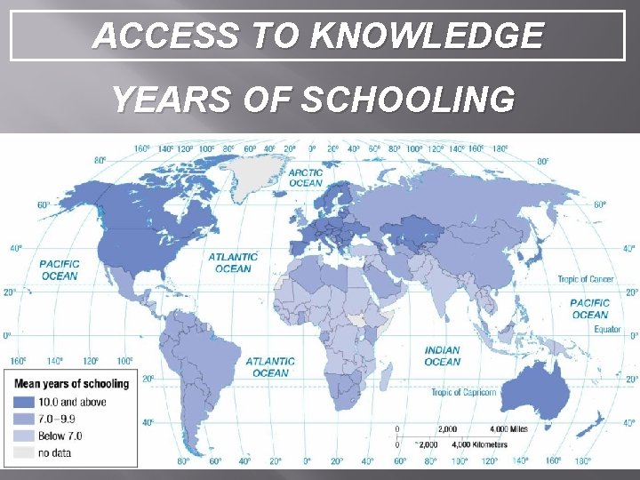 ACCESS TO KNOWLEDGE YEARS OF SCHOOLING 
