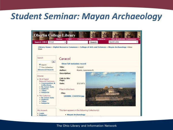 Student Seminar: Mayan Archaeology 