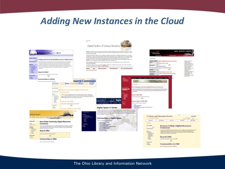 Adding New Instances in the Cloud 