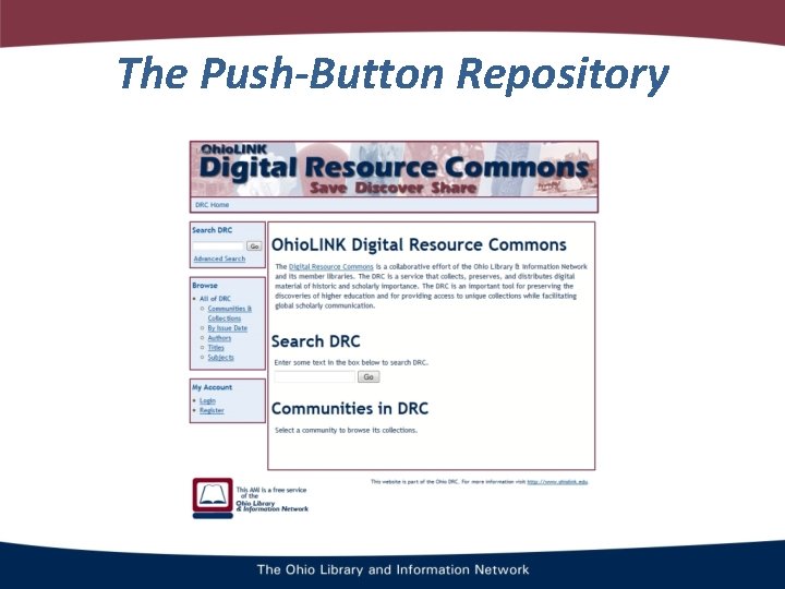 The Push-Button Repository 