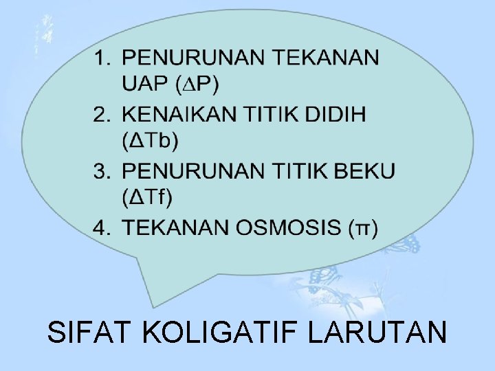 SIFAT KOLIGATIF LARUTAN 