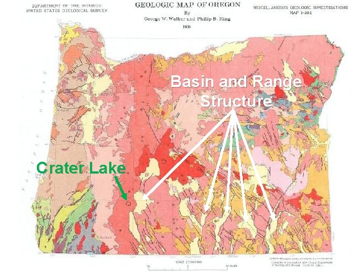 Basin and Range Structure Crater Lake 