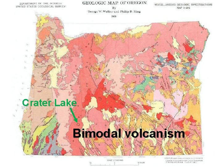 Crater Lake Bimodal volcanism 