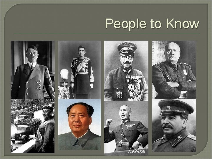 People to Know 