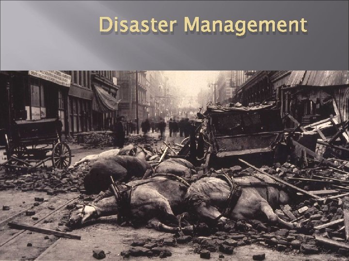 Disaster Management 