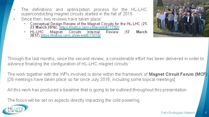 § § The definitions and optimization process for the HL-LHC superconducting magnet circuits started