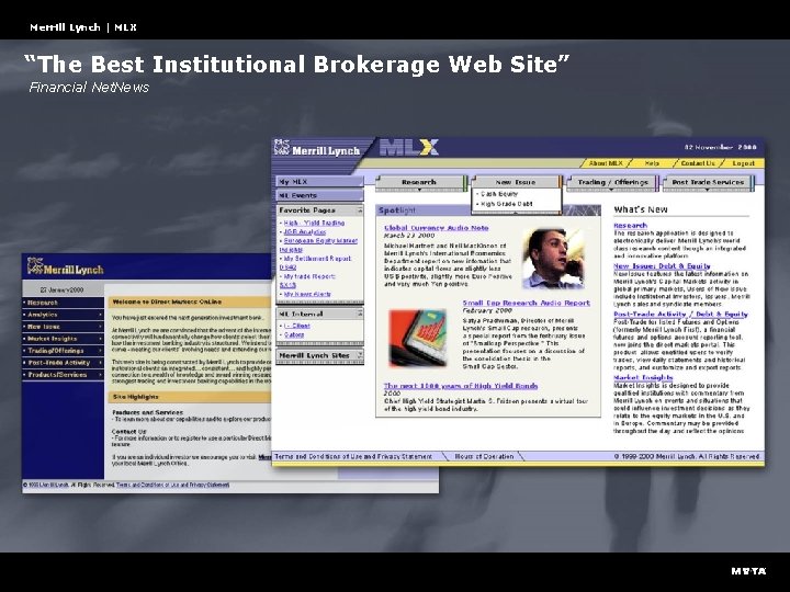 Merrill Lynch | MLX “The Best Institutional Brokerage Web Site” Financial Net. News 