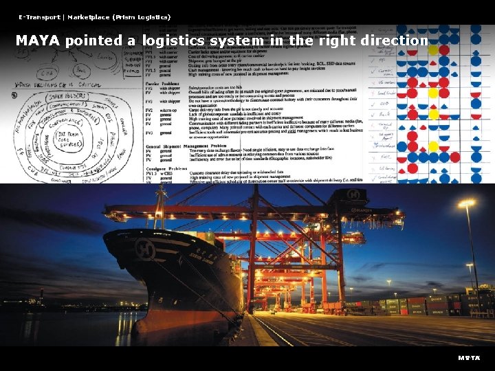 E-Transport | Marketplace (Prism Logistics) MAYA pointed a logistics system in the right direction