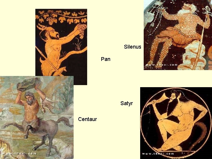 Silenus Pan Satyr Centaur 