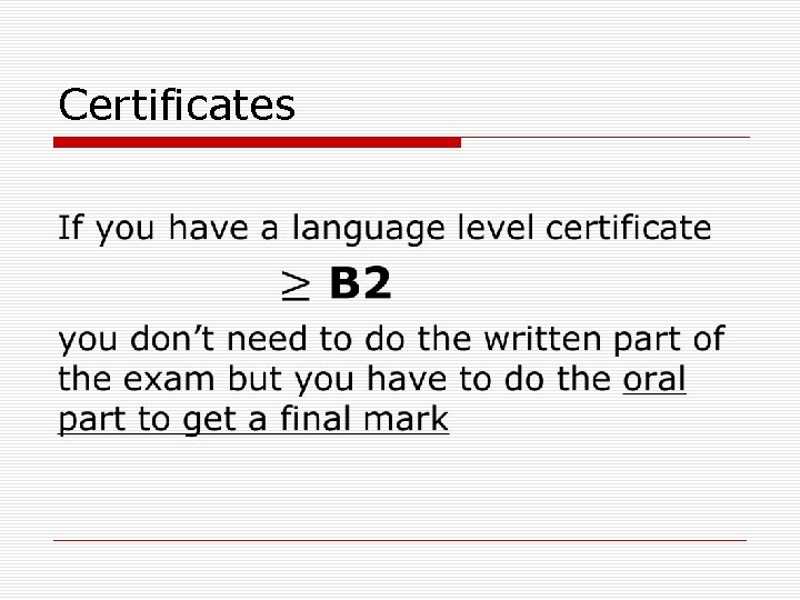 Certificates 