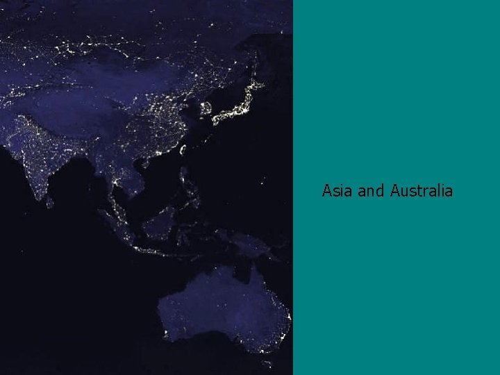 Asia and Australia 