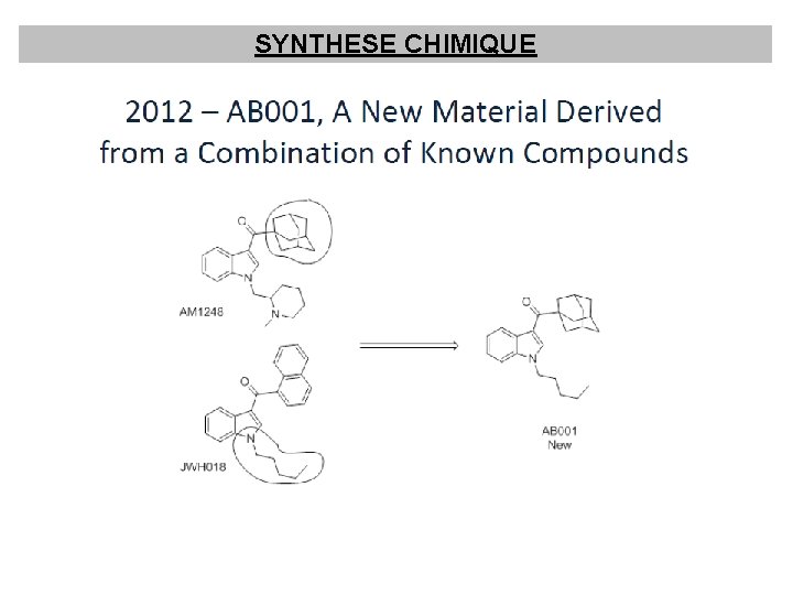 SYNTHESE CHIMIQUE 