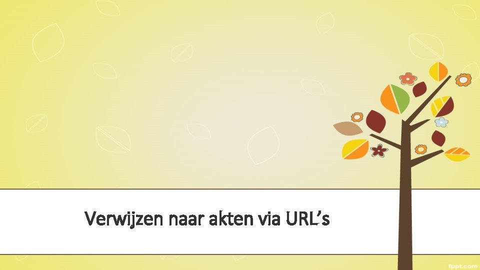 Verwijzen naar akten via URL’s 