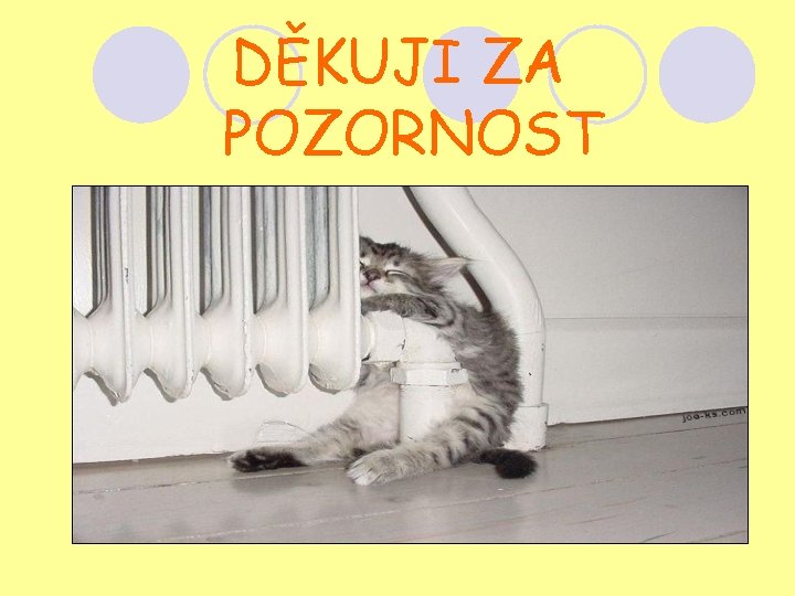 DĚKUJI ZA POZORNOST 