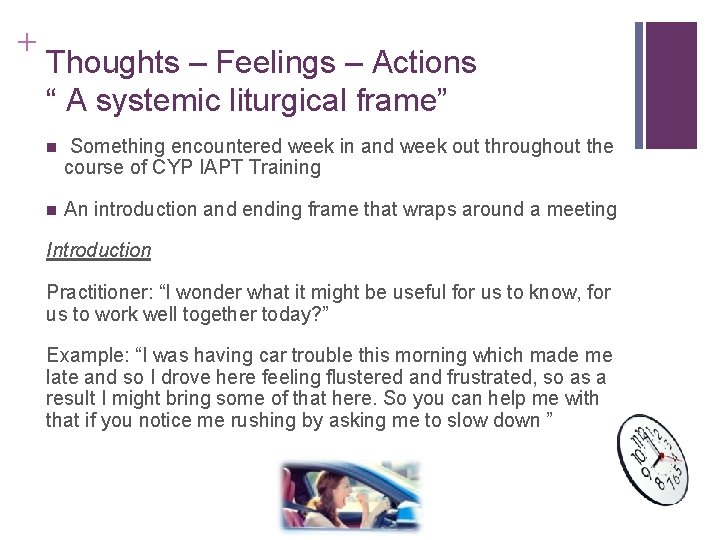 Systemic Ritual Systemic RitualLiturgy Present past future in Systemic thinking